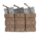 Потрійний підсумок Emerson Modular Triple Open Top Magazine Pouch для магазину M4/М16 Койот