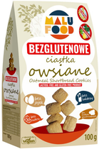 MALU FOOD Ciastka Owsiane bez glutenu 100g (5905567596049) - obraz 1