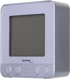 Zegar biurkowy z budzikiem Technoline WT235W AIR Home Silver (4029665002354) - obraz 2