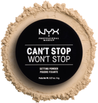 Фінішна пудра NYX Professional Makeup Can`t Stop Won`t Stop Setting Powder 02 Light-Medium 6 г (800897183707) - зображення 3