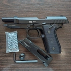 Пістолет пневматичний SAS PT99 Beretta M92 Blowback 4,5 мм BB (метал; рухома затворна рама) - зображення 6