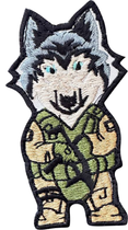 Военный шеврон Shevron.patch 9 x 5 см Серо-зеленый (26-568-9900) - изображение 1