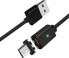 Кабель Essager Magic Power Magnetic USB Cable Micro 1 м Black (EXCCXM-ML01)