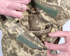 Куртка парка анорак військова форма бавовна 100% камуфляж піксель ЗСУ МM14 44-46, зріст 3/4 - зображення 6