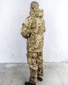 Куртка парка анорак військова форма бавовна 100% камуфляж піксель ЗСУ МM14 44-46, зріст 3/4 - зображення 8