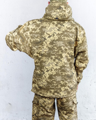 Куртка парка анорак військова форма бавовна 100% камуфляж піксель ЗСУ МM14 48-50, зріст 5/6 - зображення 5