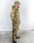 Куртка парка анорак військова форма бавовна 100% камуфляж піксель ЗСУ МM14 48-50, зріст 3/4 - зображення 4
