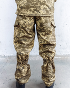 Штани тактичні польові військова форма бавовна 100% камуфляж піксель ЗСУ МM14 52-54, зріст 3/4 - зображення 4