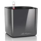 Вазон Lechuza Cube Glossy 16 Антрацит