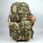 Тактический рюкзак Cordura 1000 D 80 л Пиксель - изображение 6