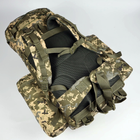 Тактичний рюкзак Cordura 1000 D 80 л Піксель - зображення 9