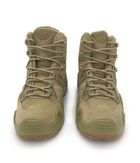 Армейские берцы мужские кожаные ботинки Оливковый 40 размер надежная защита и комфорт для длительного использования качество и прочность - изображение 3