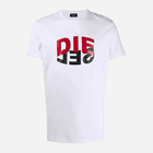 T-shirt męski Diesel T-DIEGOS-N22 A008280HAYU100 S (3US) Biały (8059010150474) - obraz 3
