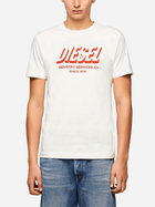 T-shirt męski Diesel T-DIEGOS-A5 A018490GRAM129 L (5US) Jasnoszary (8059010646625) - obraz 1