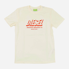 T-shirt męski Diesel T-DIEGOS-A5 A018490GRAM129 XXL (7US) Jasnoszary (8059010646670) - obraz 3