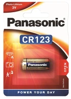 Літієва батарейка Panasonic CR123 Lithium CR-123AL/1BP 3В