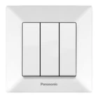 Выключатель трехклавишный Panasonic Arkedia Slim Белый WNTC0015-2WH