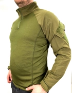 Рубашка мужская тактическая с длинным рукавом, футболка камуфляжная для военных и армии ВСУ, Хаки Л ( 153.20.0008.L.HAK) - изображение 1