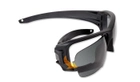 Баллистические, тактические очки ESS Rollbar Contract Subdued Logo Kit с линзами: Прозрачная / Smoke Gray. Цвет оправы: Черный. - изображение 5