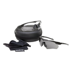 Комплект балістичних, тактичних окулярів ESS Crossbow Suppressor 2шт з лінзами: Прозора / Smoke Gray. Колір оправ: Чорний. - зображення 3