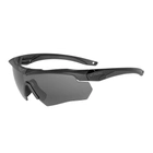 Балістичні, тактичні окуляри ESS Crossbow One із лінзою Smoke Gray Колір оправи: Чорний ESS-740-0614 - зображення 4