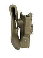Жорстка полімерна поясна кобура кобура AMOMAX для пістолета Макарова ПМ під праву руку. - зображення 5