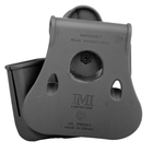 Жорстка полімерна поясна поворотна кобура IMI Defense Roto Paddle з підсумком для магазину Glock 17/19/22/23/31/32/36 під праву руку. - зображення 5