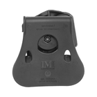Жесткая полимерная поясная поворотная кобура IMI Defense для Walther PPQпод правую руку. - изображение 4