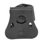 Жорстка полімерна поясна поворотна кобура IMI Defense для Walther P99 під праву руку. - зображення 2