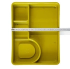 Лоток медицинский пластиковый прямоугольный желтый - изображение 4