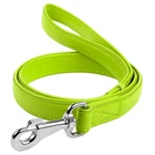 Кожаный поводок для собак WAUDOG Glamour Ш 25 мм Д 122 см Green (33765)