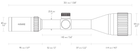 Оптичний прилад Hawke Vantage 3-9х50 AO сітка Mil Dot з підсвічуванням - зображення 3