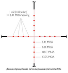 Прибор оптический Hawke Vantage 3-9х40 сетка Mil Dot с подсветкой - изображение 4
