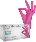 Перчатки нитриловые Ampri Style Grenadine неопудренные Размер S 100 шт Пурпурные (404494941012469) - изображение 1