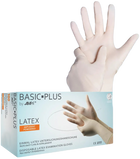 Перчатки латексные Ampri Basic Plus неопудренные Размер XL 100 шт Светло-бежевые (404494941003191) - изображение 1