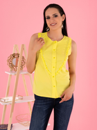 Блузка жіноча Merribel Nenaria S Жовта (5907621613600) - зображення 5