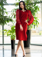 Sukienka ołówkowa damska Merribel Ereve XL Czerwona (5907621617882) - obraz 3