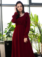Sukienka trapezowa damska Merribel Ratsim XL Czerwona (5907621617929) - obraz 5