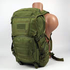 Рюкзак тактичний Tactical 0999 Modular 45 л Olive - зображення 6