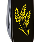 Ніж Victorinox Spartan Ukraine Black "Колоси пшениці" (1.3603.3_T1338u) - зображення 4