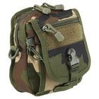 Сумка тактична багатоцільова через плече Zelart Military Rangers 9113 об'єм 1,5 літра Camouflage Woodland - зображення 3
