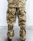 Штани тактичні польові військова форма бавовна 100% камуфляж піксель ЗСУ МM14 68-70, зріст 5/6 - зображення 4
