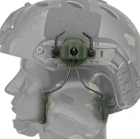 Крепление для активных наушников на шлем FAST, адаптер наушников Хаки 113456 - изображение 1