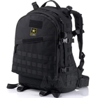 Тактичний рюкзак (штурмовий, військовий) U.S. Army 45 літрів Чорний M11B - зображення 6