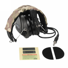 Активні навушники з мікрофоном PROTAC VII Military + Тангента, кнопка PTT (ZP125) (15180ptt) - зображення 3
