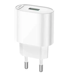 Сетевое зарядное устройство Hoco C109A Fighter single port QC3.0 charger (EU) White
