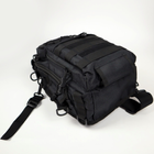Тактичний рюкзак однолямковий Командирський 7 л Black - зображення 5