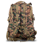 Рюкзак тактический штурмовой SP-Sport 5501 объем 25 литров Camouflage Pixel - изображение 3
