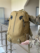 Военный тактический штурмовой рюкзак Tactic на 25 л Койот (A57-807-coyote) - изображение 7