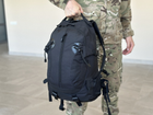 Військовий тактичний штурмовий рюкзак Tactic на 25 л Чорний (A57-807-black) - зображення 6